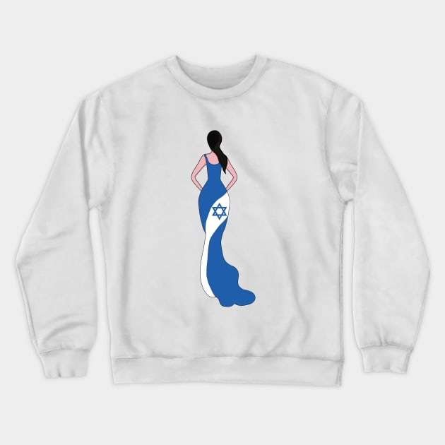 Israel Woman Crewneck Sweatshirt by DiegoCarvalho